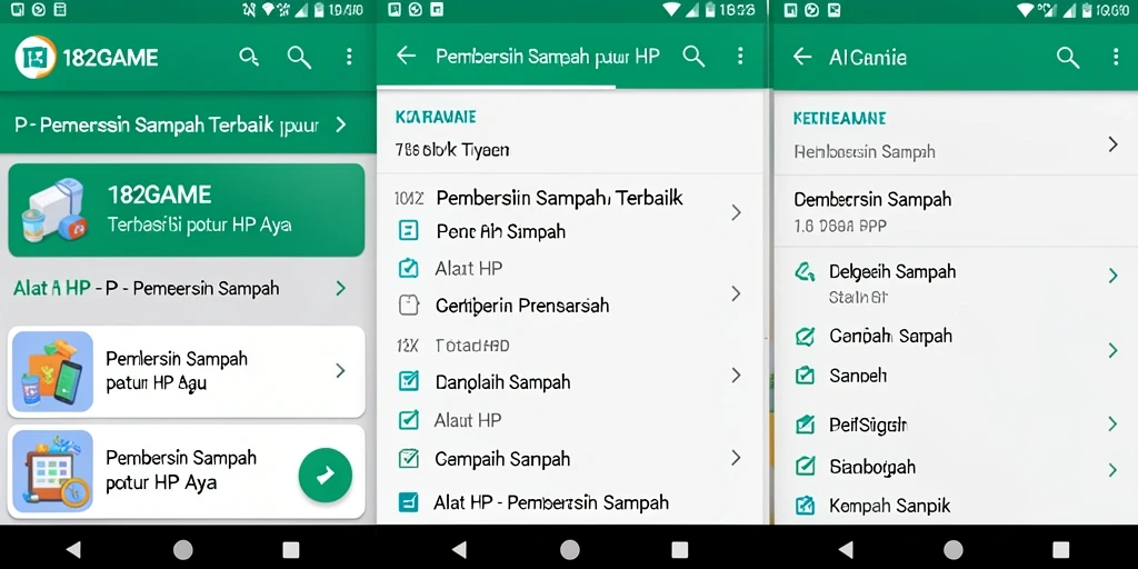 Tampilan antarmuka 182GAME yang user-friendly dan efisien.