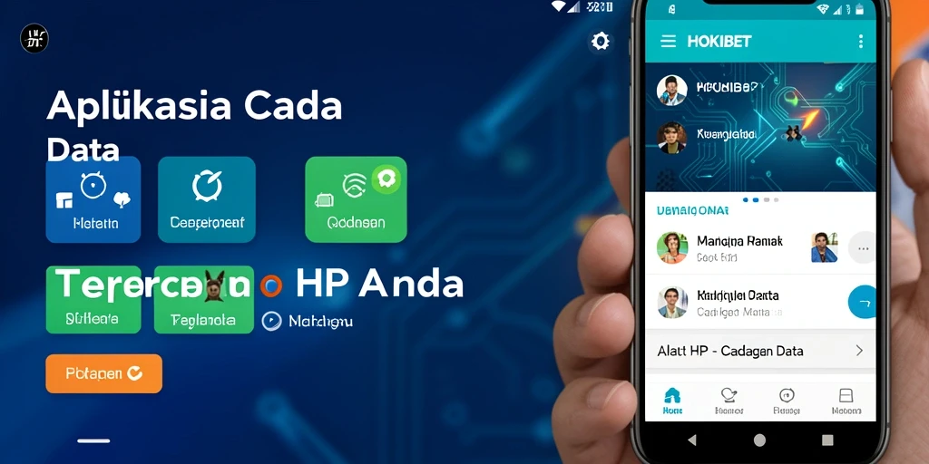 Antarmuka HOKIBET yang sederhana untuk cadangan data.