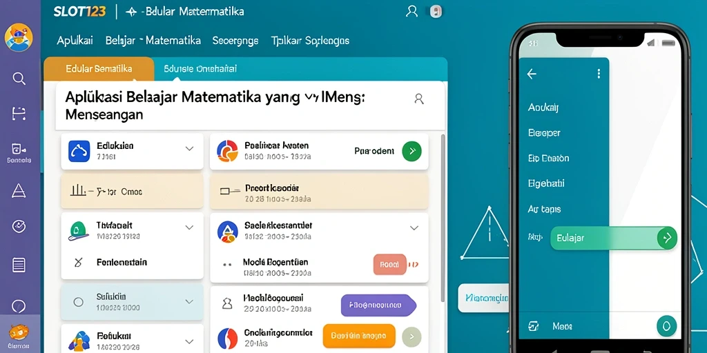 Tampilan antarmuka utama SLOT123 yang menarik dan interaktif.